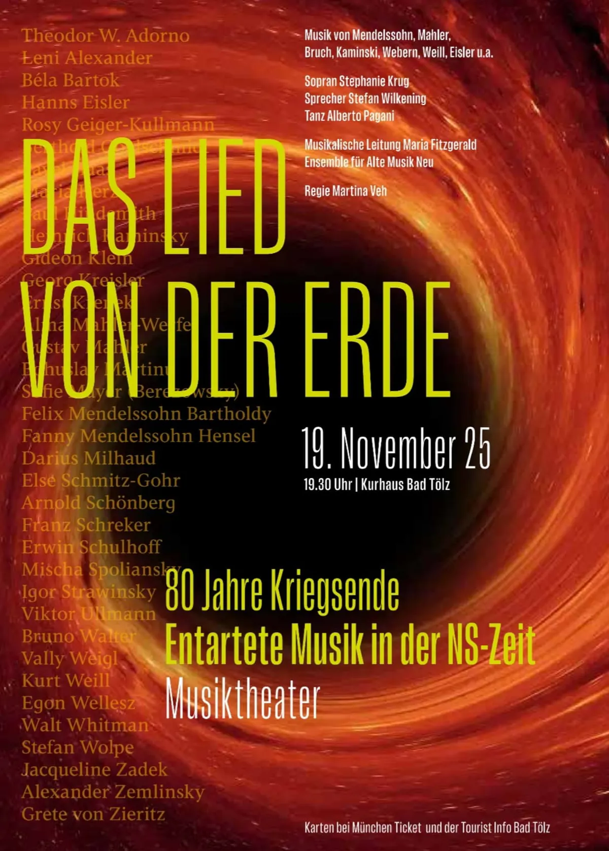 DAS LIED VON DER ERDE verbotene Musik der NS-Zeit